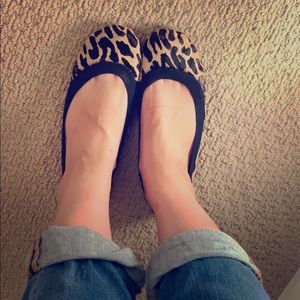 Yosi Samra leopard print flats size 9